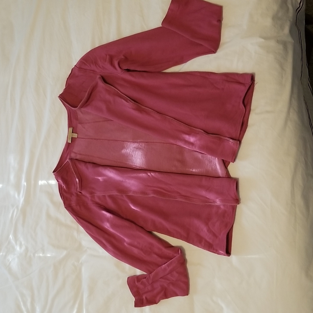 Bordeaux open front cardigan